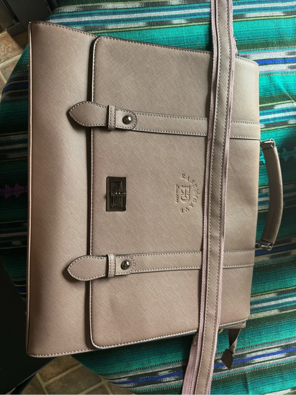 EaseGave Women's 17 Inch Laptop Briefcase, Vintage Purple 17.3-inch, A-purple